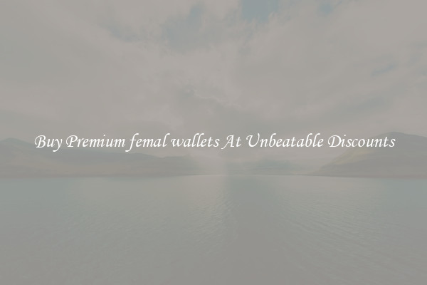 Buy Premium femal wallets At Unbeatable Discounts