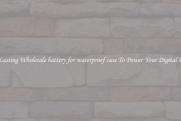 Long Lasting Wholesale battery for waterproof case To Power Your Digital Devices
