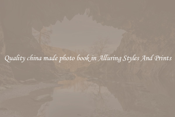 Quality china made photo book in Alluring Styles And Prints