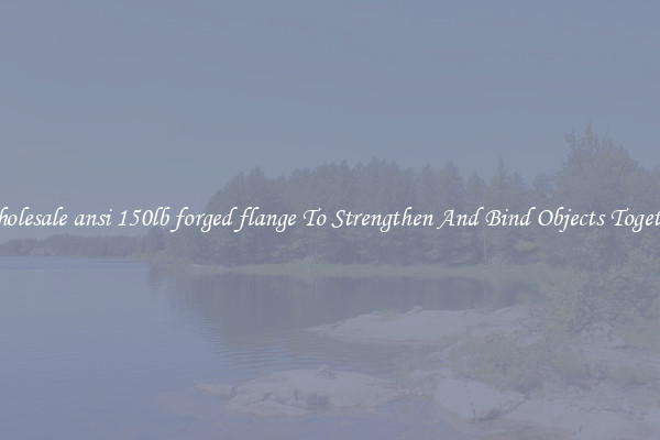 Wholesale ansi 150lb forged flange To Strengthen And Bind Objects Together