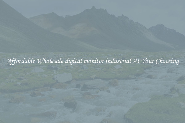Affordable Wholesale digital monitor industrial At Your Choosing