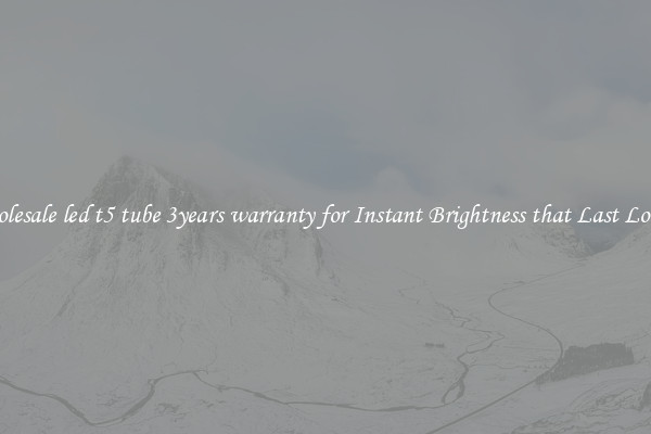 Wholesale led t5 tube 3years warranty for Instant Brightness that Last Longer