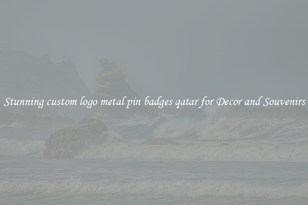 Stunning custom logo metal pin badges qatar for Decor and Souvenirs