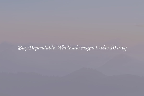 Buy Dependable Wholesale magnet wire 10 awg
