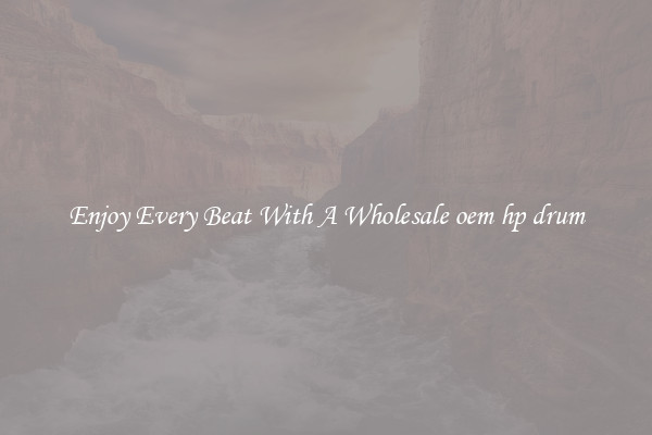 Enjoy Every Beat With A Wholesale oem hp drum