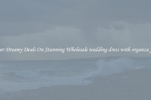 Discover Dreamy Deals On Stunning Wholesale wedding dress with organza flowers