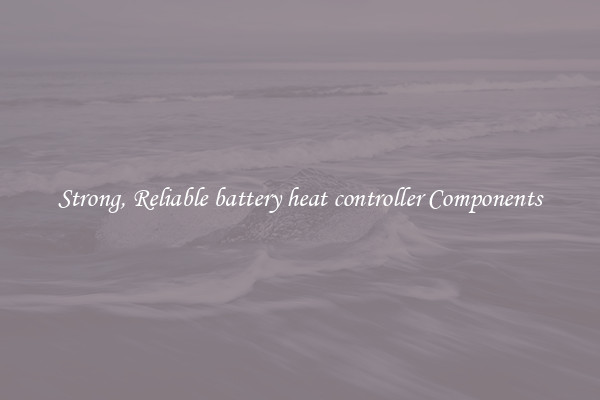 Strong, Reliable battery heat controller Components