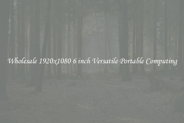 Wholesale 1920x1080 6 inch Versatile Portable Computing