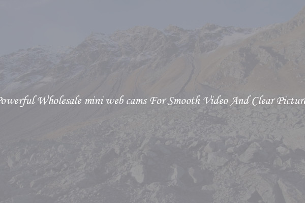Powerful Wholesale mini web cams For Smooth Video And Clear Pictures
